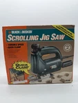 Black And Decker Scrolling Jig Saw JS350 Vacuum Attachment Corded Box Pre-own. Fixed Price $15.00.