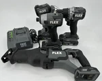 Flex New Set!! Tags 24-VOLT Impact Reciprocating FX1351/FX1151/FX5111/FX2271. Fixed Price $379.99.