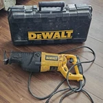Dewalt DW311 120V Type Variable Speed Reciprocating Saw With Case Tested. Fixed Price $70.00.