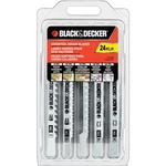Black+decker Jigsaw Blades Set, Assorted, Wood And Metal, 24-PACK 75-626. Fixed Price $35.99.
