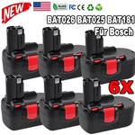 6X For Bosch BAT025 BAT026 BAT160 BAT180 Gsb 18VE-2 4.8AH Ni-mh Battery New. Fixed Price $114.96.