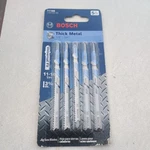 Bosch T118B Pack Shank Hss Jigsaw Blades For Thick Metal 3 5/8 In (92 Mm). Fixed Price $9.00.