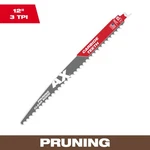 Milwaukee 48-00-5233 3TPI 12" Sawzall The Ax With Carbide Teeth Blade (1PK). Fixed Price $17.50.
