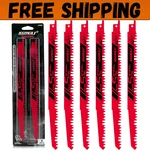 9-INCH Wood Pruning Reciprocating Saw Blades, 6-PIECE, 5TPI. Fixed Price $10.90.