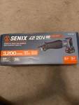 Senix 20V Max* Cordless Reciprocating Saw, Brushless Kit PSRX2-M3. Fixed Price $87.00.