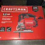 Sears Craftsman 6.0 Amp Variable Speed Jig Saw CMES612 New Rare Red. Fixed Price $79.00.