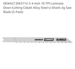 Dewalt DW3712H Jig Saw Blades Downcut Laminate 10TPI New. Fixed Price $10.00.
