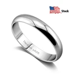 925 Sterling Silver Dome High Polish Plain Ring Classic Wedding Band Comfort Fit. Fixed Price $13.16.