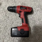 Tool Shop 18V Variable Speed Cordless Drill Driver With Battery. Fixed Price $60.00.