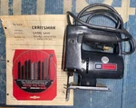 Vintage Craftsman Usa Sabre Jigsaw 315.17170 With Blades. Fixed Price $18.98.