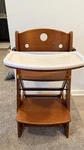 Keekaroo Right Height Wooden High Chair For Kids With Removable Tray Sold As Is. Fixed Price $125.00.