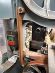 Solid Hardwood Left Hand Blade Guard For Delta 14" Bandsaw. Fixed Price $40.00.