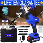 21V Cordless Reciprocating Saw + Battery & Charger Sabre 4 Blades Us. Fixed Price $22.27.