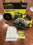 Ryobi One+ Hp 18V Brushless PSBCS01 Compact 6-1/2 In. Circular Saw, Read Desc.. Fixed Price $71.99.