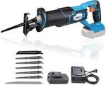 20V Reciprocating Saw With Charger, Led Light, 7 Blades & 2.0AH Battery. Fixed Price $58.99.
