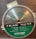 Titanium Framing 24T Circular Blade 7-1/4" = Masterforce 3 Pack New. Fixed Price $39.95.