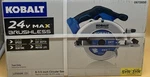 Kobalt Circular Saw 1/2" 24V Max Brushless Model Kcs 6524B-03 Tool Only New. Fixed Price $74.95.