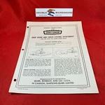 Craftsman 27738 Edge Guide Circle Cutting Attachment Assembly Instruction EN-254. Fixed Price $14.99.