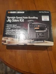 Black & Decker Jig Saw Kit 7588-2. Factory Sealed. Fixed Price $33.00.