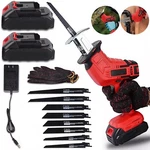 24V Cordless Reciprocating Saw Brushed With Battery & Charger 8 Blade. Fixed Price $35.99.