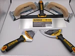 Pro Drywall Kit Dewalt Dxtt Knives & Anvil Sanders 5PC Finishing Set. Fixed Price $34.99.