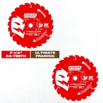 Freud D0724D 7-1/4" Diablo Demon Circular Saw Blade (2 Pack). Fixed Price $20.49.