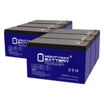 Mighty Max 12V 9AH Gel F2 Battery Replaces Powerware 9150 One EBC-48 6 Pack. Fixed Price $139.99.