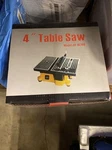 Mini Table Saw Model J1F- DC100 4500 Rpm. Fixed Price $45.00.