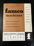 Famco Machine Co. Condensed Catalog Air Presses Band Saws Squaring Shears JB113. Fixed Price $16.99.