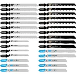 Craluuur 30PCS Blades Set, Assorted T-shank For Black. Fixed Price $11.69.