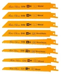 Bates Choice Reciprocating Saw Blades, 8 Pack, 6 Inch, Blade, Yellow. Fixed Price $14.93.