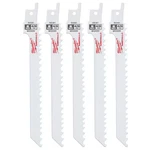 Milwaukee Tool 48-00-5041 6" 4/6 Tpi Sawzall Blades (5 Pk). Fixed Price $18.97.