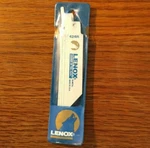 Reciprocating Saw Blades 5 Pack Lenox Hackmaster 24TPI Metal Cutting 4" 424R. Fixed Price $7.50.