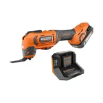 Ridgid 18V Cordless Oscillating Multi-tool With 2.0 Ah Battery And Charger. Fixed Price $79.95.