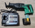 Hitachi CR18DV Reciprocating Saw ET18DM 9.6-18V, Battery EB1830H Tested. Fixed Price $41.99.