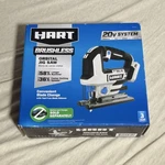 New Hart Brushless Orbital Jigsaw 20V Model HPJS25 Tool Only Black White Blue. Fixed Price $95.99.