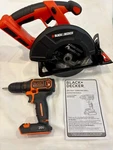 Black+decker Cordless Drill/driver Circular Saw Bundle Tool Only New Open Box. Fixed Price $69.99.