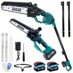 Autubin 2-IN-1 Cordless Pole 8 Mini Chainsaw Extension For Tree. Fixed Price $143.66.