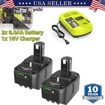 2-PACK For Ryobi 18V 8.0AH Battery & Charger Kit P108 High Capacity One+. Fixed Price $59.99.