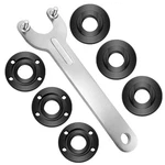 7PCS Angle Grinder Nut & Wrench Kit, Premium 5/8-11 Thread Flange Metal Lock. Fixed Price $10.69.