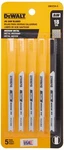 Dewalt Jig Saw DW3724-5, 18 Tpi, Medium Metal (5 Blades). Fixed Price $9.99.