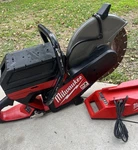 Milwaukee Fuel 14" Cut-off Saw MXF314-0 With Battery And Charger. Fixed Price $1699.99.