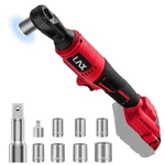 L1NXIXI 3/8" Ratchet Wrench For Milwaukee M18 Battery, 18V Cordless Red. Fixed Price $53.05.