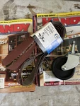 5 Pack Delta 80 Grit 1" X 42" Sander Abrasive Plus Wheel. Fixed Price $12.75.