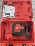 Milwaukee 3521-21 Usb Rechargeable Green Cross Line Laser Red/black. Fixed Price $130.00.