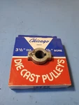 Chicago Die Cast 350-A Pulley 1/2" Diameter 5/8" Bore. Fixed Price $12.00.
