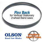 1/2"OLSON Hard Edge Flex Back Band Saw Blade 1/4" .025" 6 Skip FB14570DB Usa. Fixed Price $18.23.