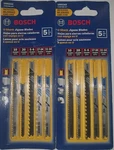 Bosch U502A5 Assorted U-shank Jig Saw Blade 5PC Set For Wood & Metal Qty. Fixed Price $26.99.