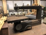 Vintage Craftsman Scroll Saw 113 20720 With Motor Cabinet Stand. Fixed Price $100.00.
