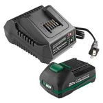 Masterforce 20-VOLT Lithium-ion 2.0AH Battery And Charger Power Tool Accessories. Fixed Price $124.95.